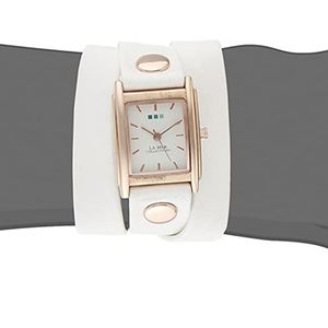 La Mer Collections Wanderlust Faux Leather Watch